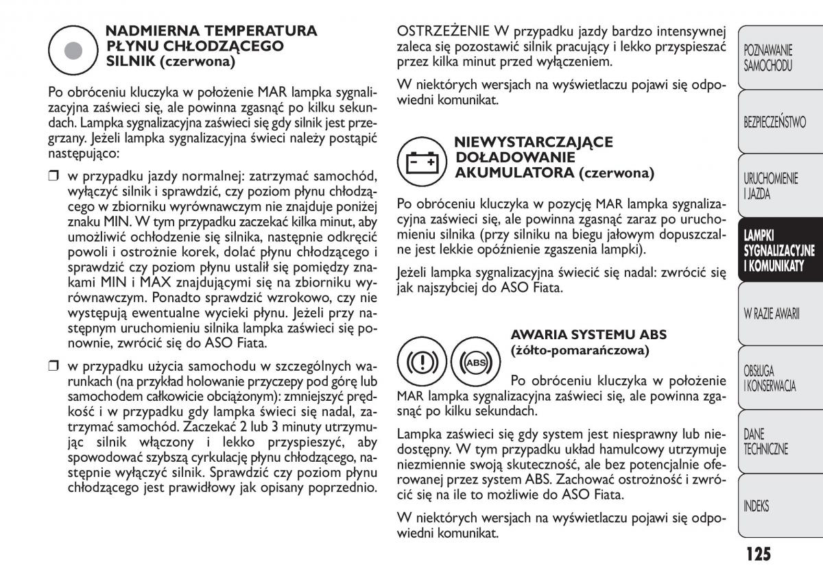 Fiat Panda II 2 instrukcja obslugi / page 126