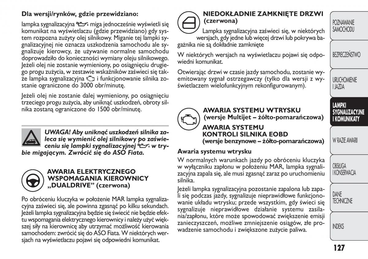 Fiat Panda II 2 instrukcja obslugi / page 128