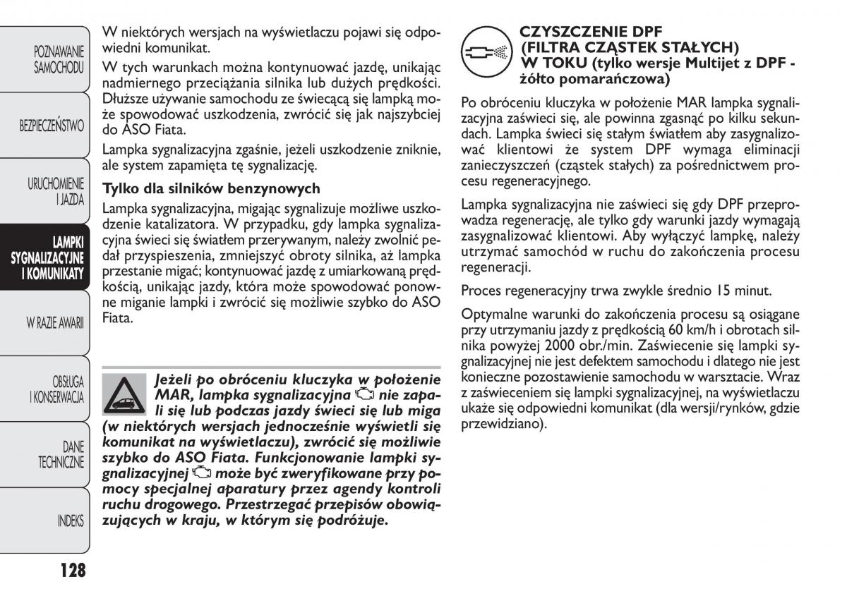 Fiat Panda II 2 instrukcja obslugi / page 129