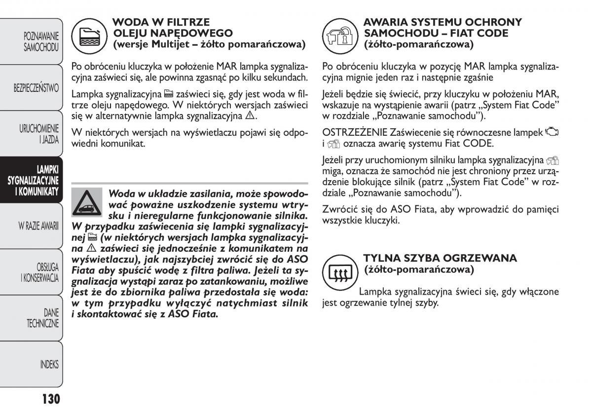 Fiat Panda II 2 instrukcja obslugi / page 131