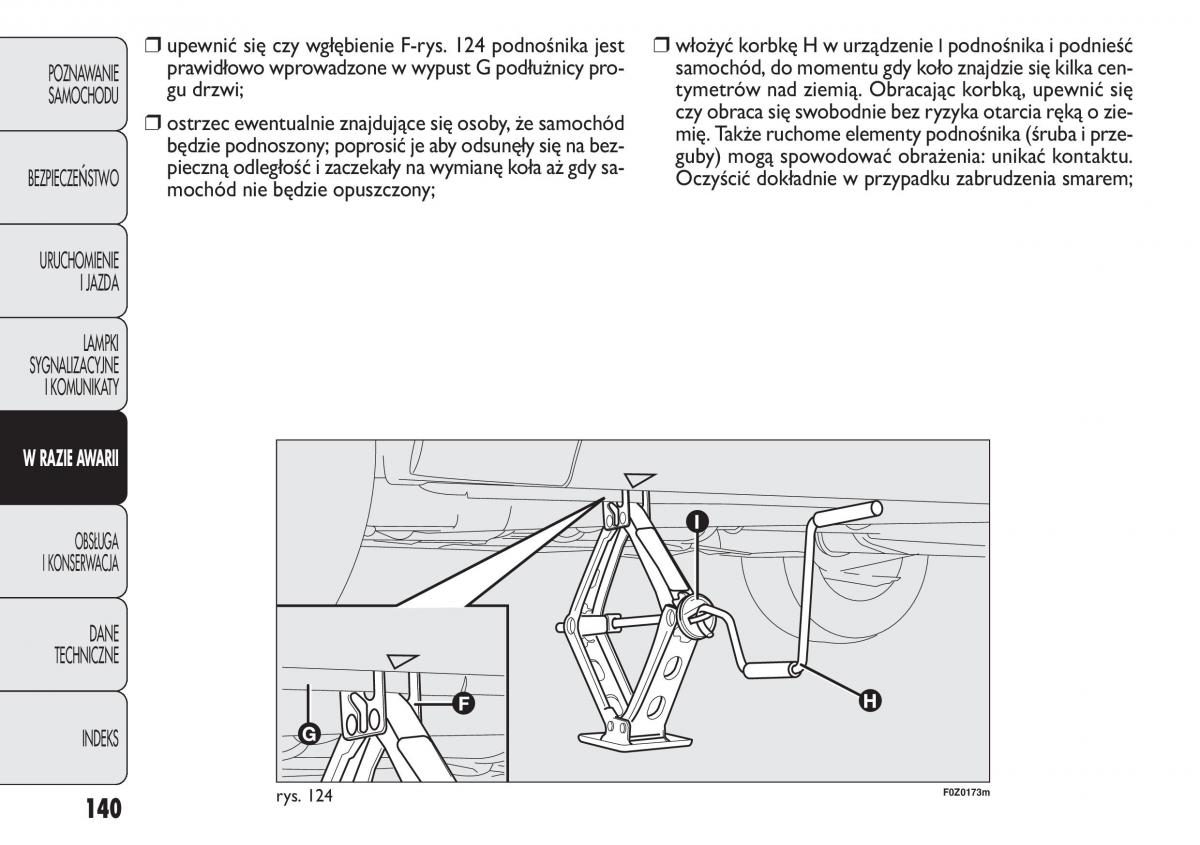 Fiat Panda II 2 instrukcja obslugi / page 141