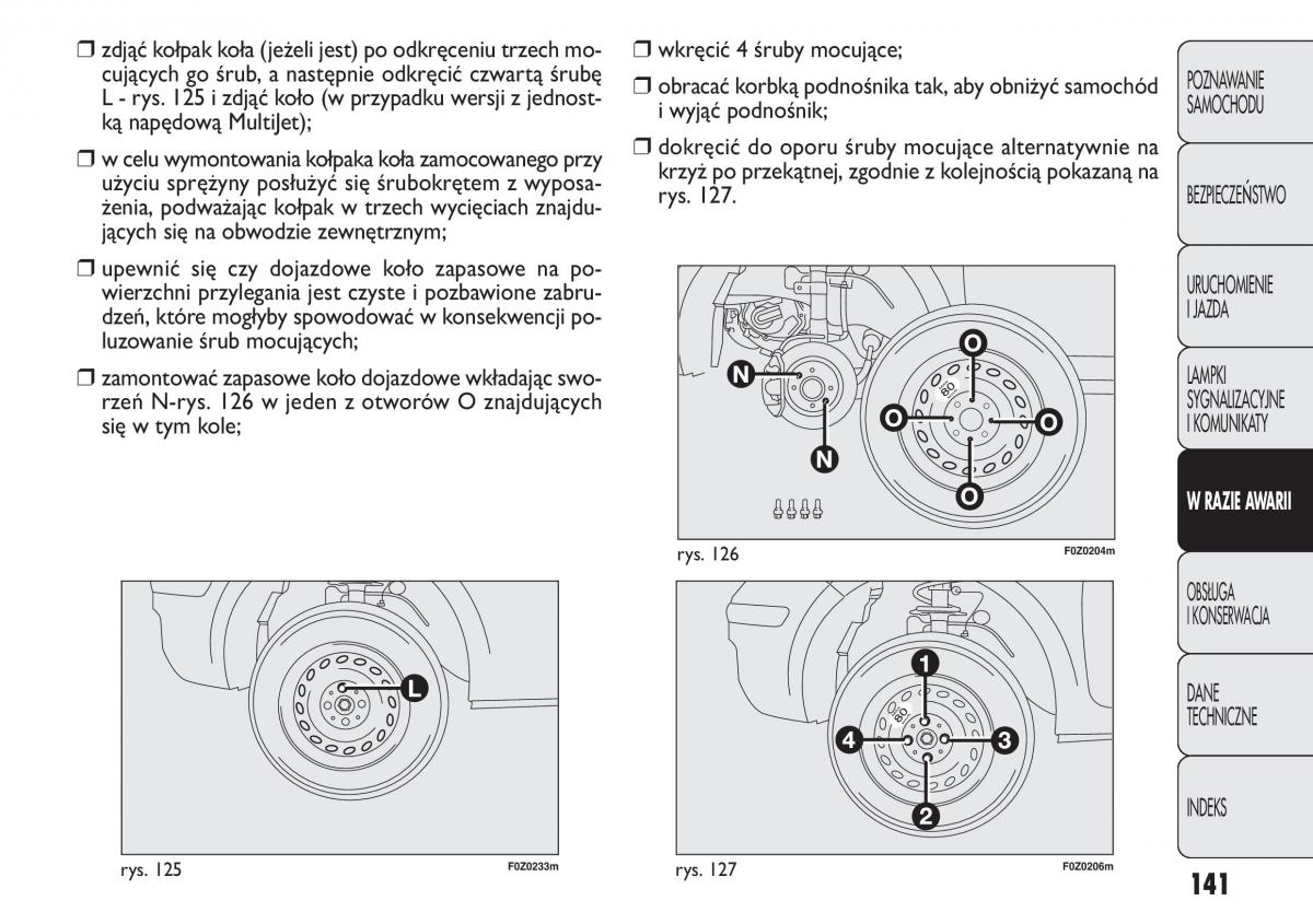 Fiat Panda II 2 instrukcja obslugi / page 142