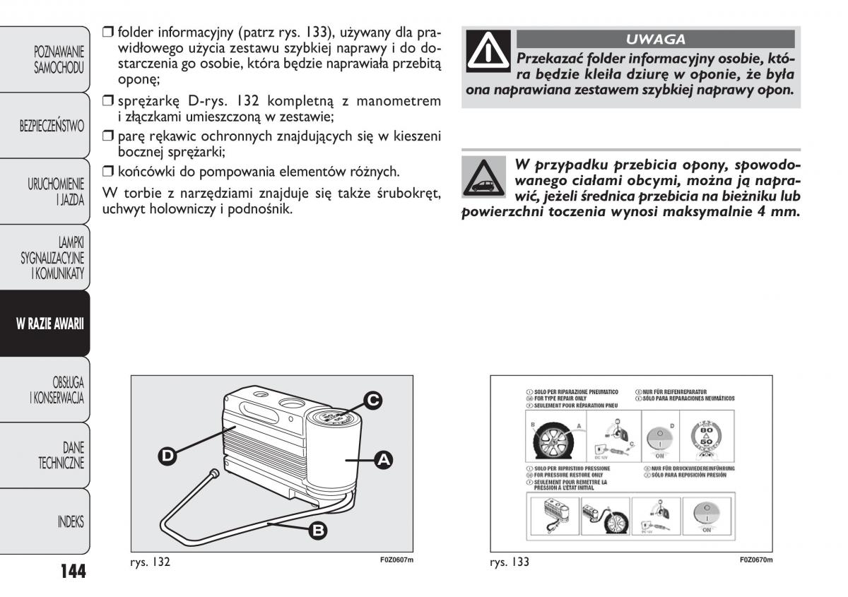 Fiat Panda II 2 instrukcja obslugi / page 145