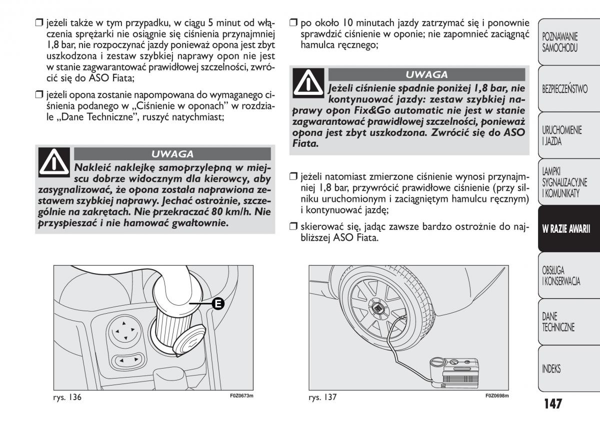 Fiat Panda II 2 instrukcja obslugi / page 148