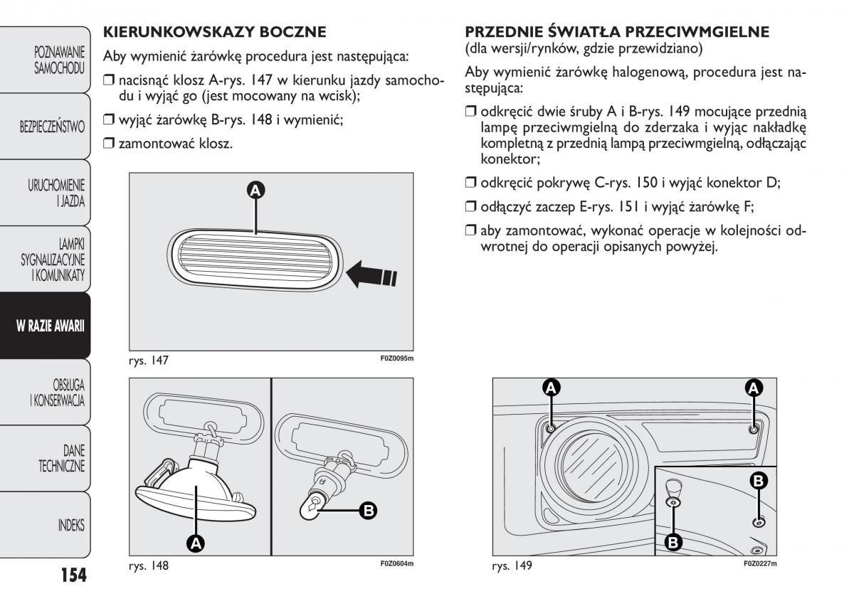 Fiat Panda II 2 instrukcja obslugi / page 155