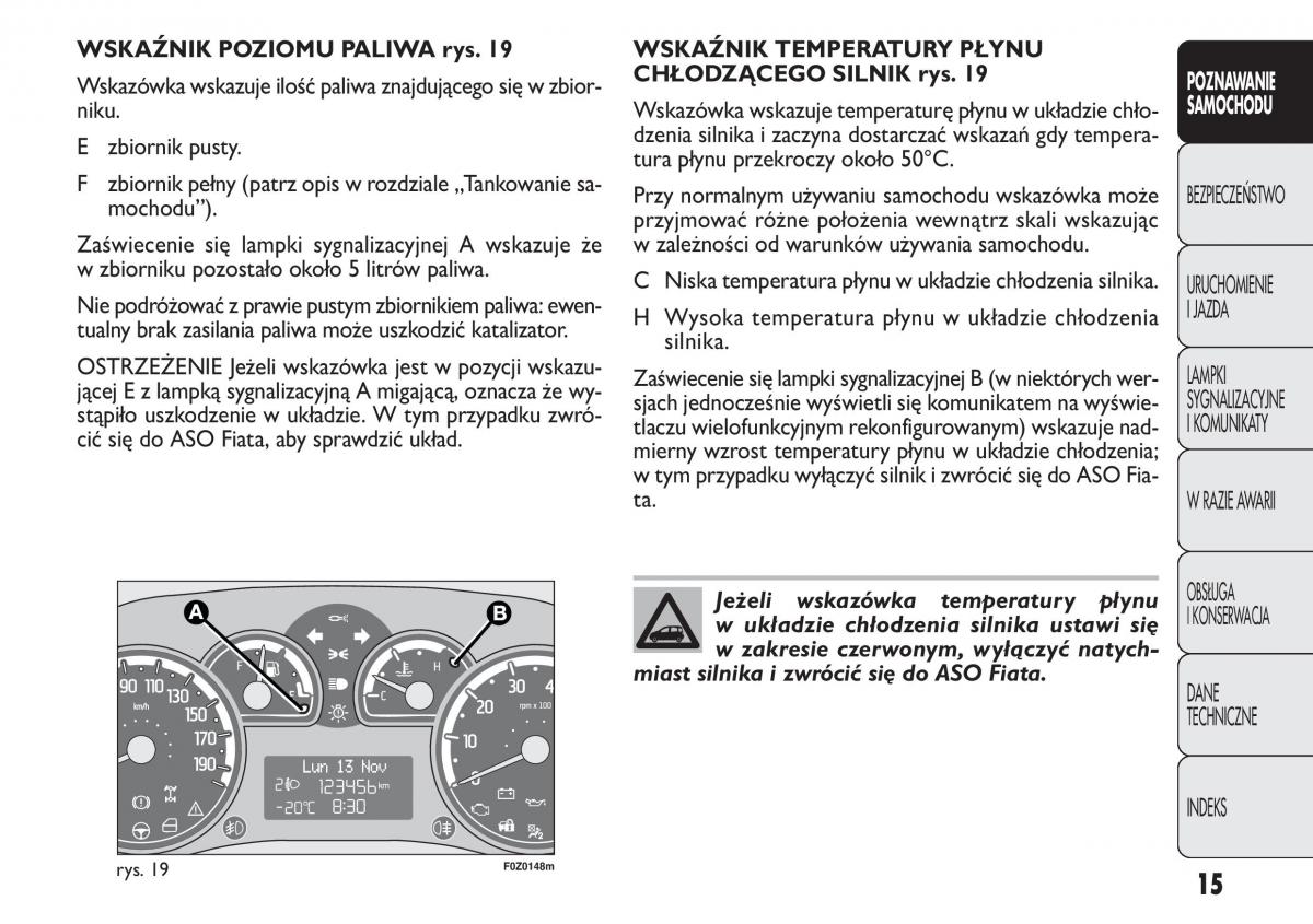 Fiat Panda II 2 instrukcja obslugi / page 16