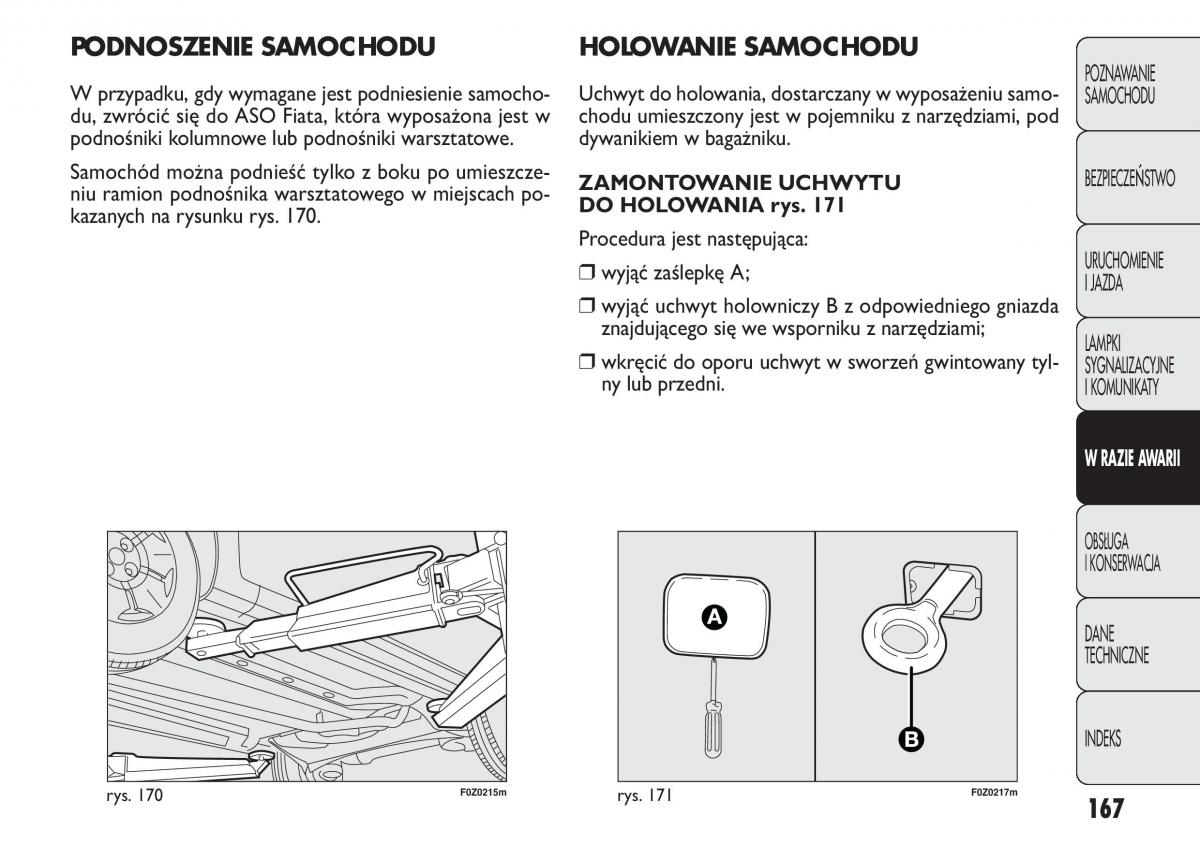 Fiat Panda II 2 instrukcja obslugi / page 168