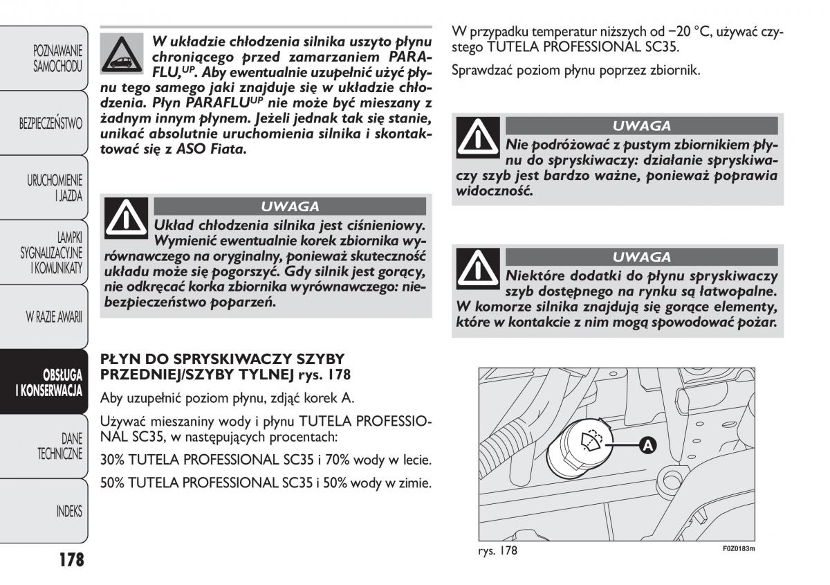 Fiat Panda II 2 instrukcja obslugi / page 179