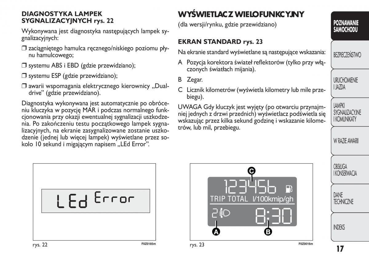 Fiat Panda II 2 instrukcja obslugi / page 18