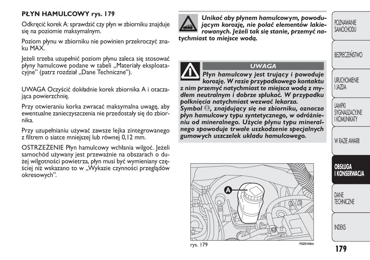 Fiat Panda II 2 instrukcja obslugi / page 180