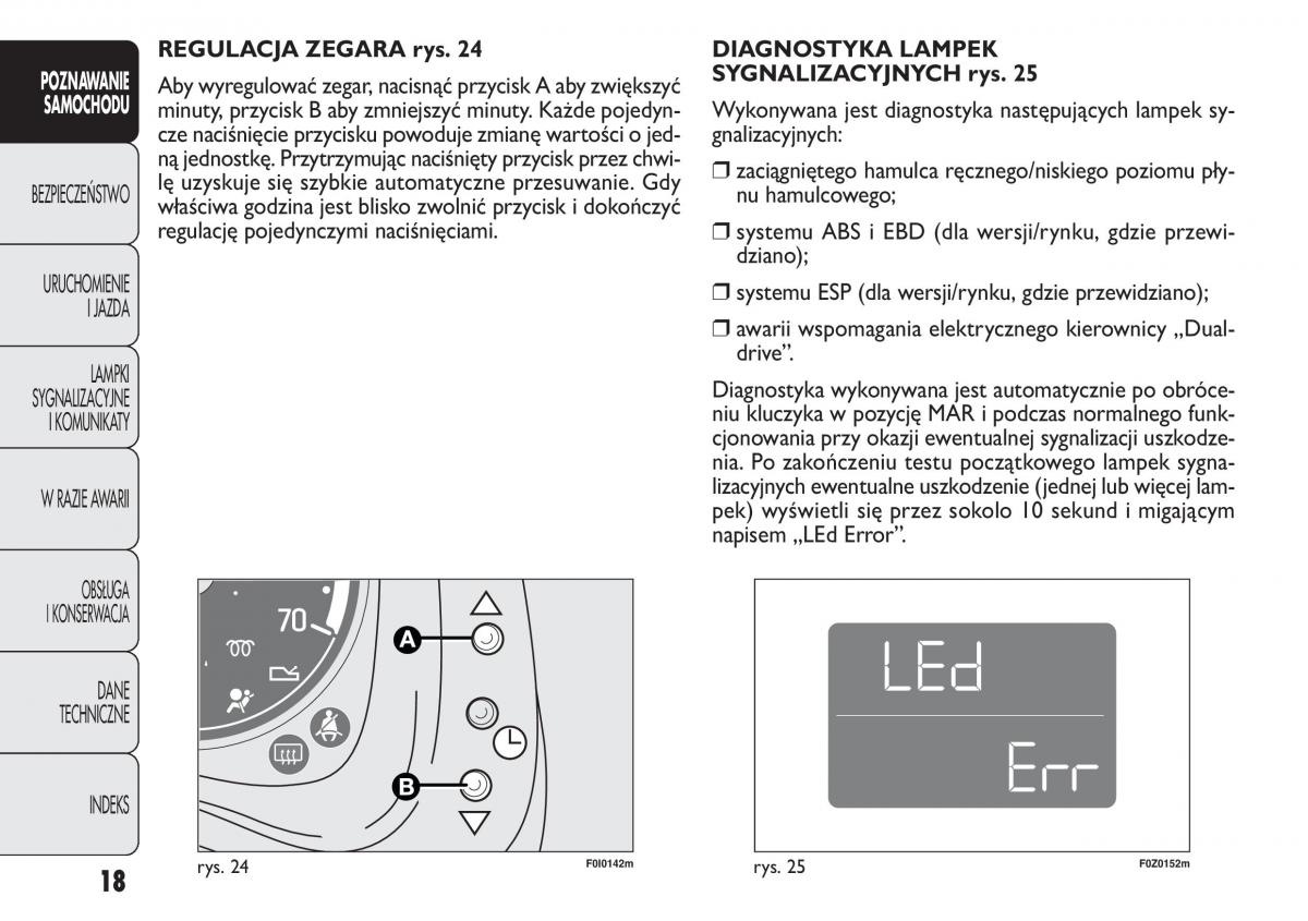 Fiat Panda II 2 instrukcja obslugi / page 19