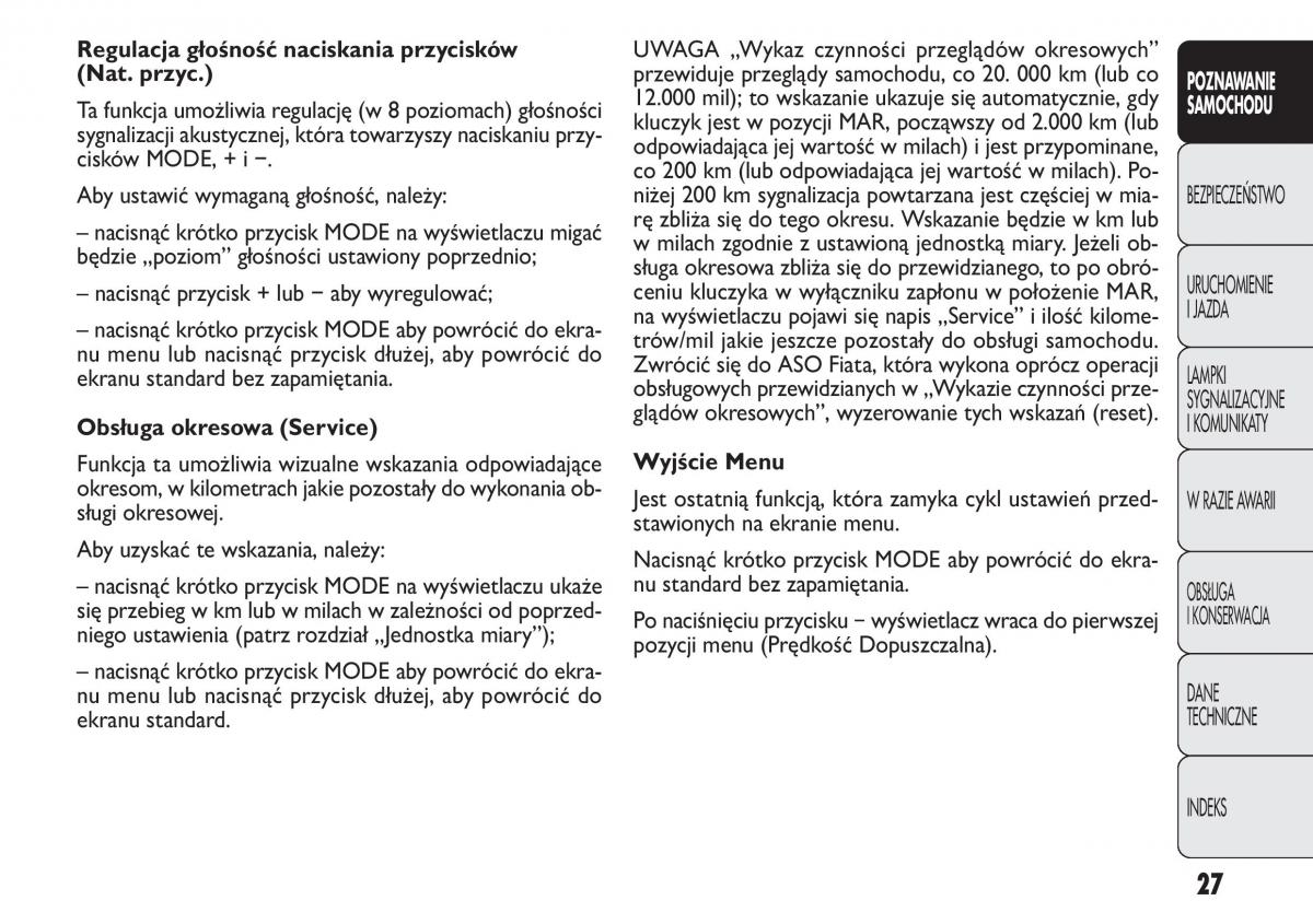 Fiat Panda II 2 instrukcja obslugi / page 28