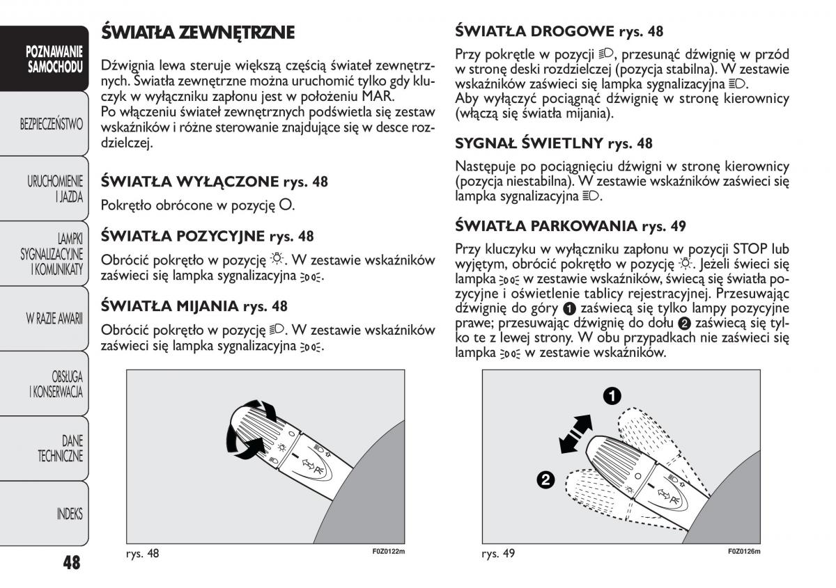 Fiat Panda II 2 instrukcja obslugi / page 49