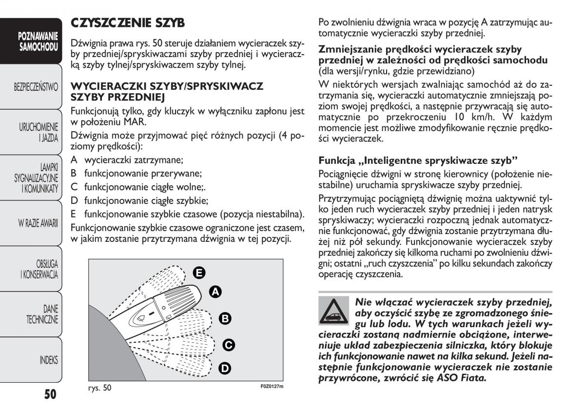 Fiat Panda II 2 instrukcja obslugi / page 51