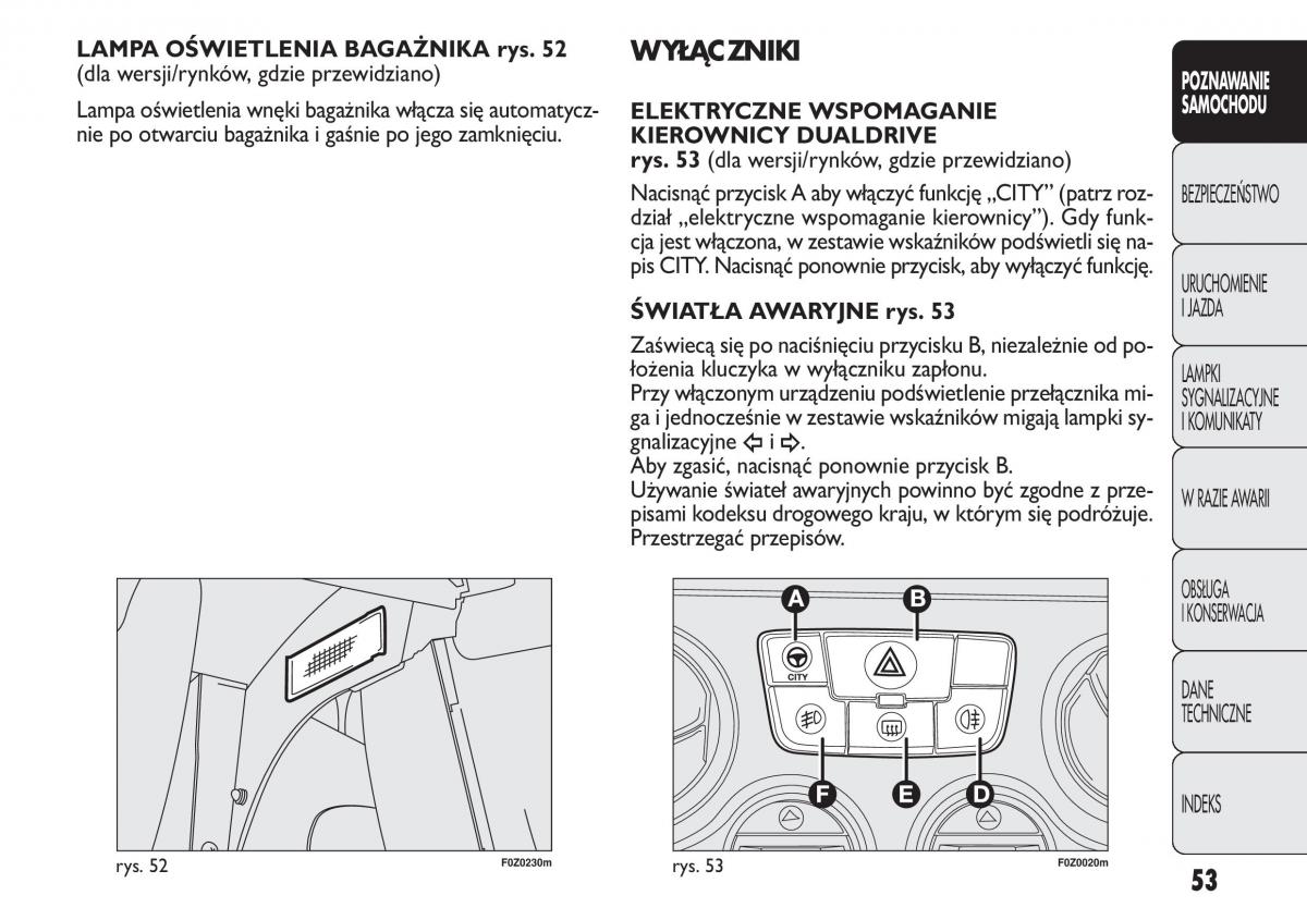 Fiat Panda II 2 instrukcja obslugi / page 54