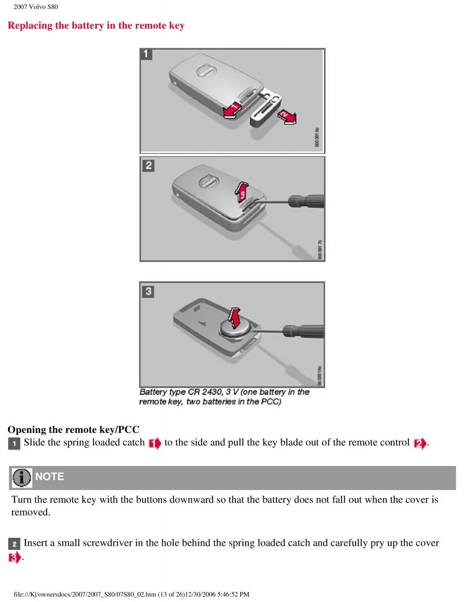 volvo S80 II 2 owners manual / page 65