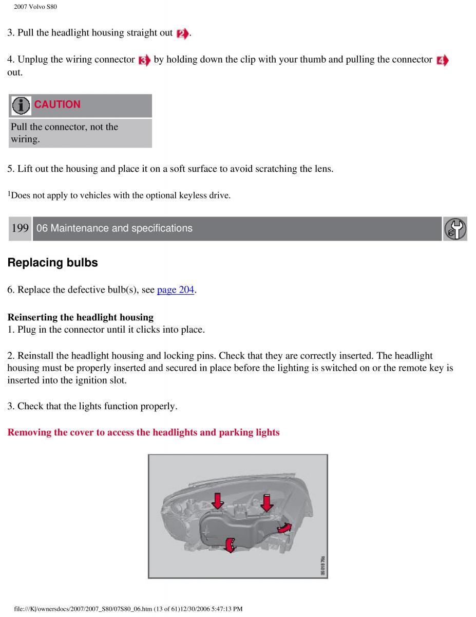 volvo S80 II 2 owners manual / page 248