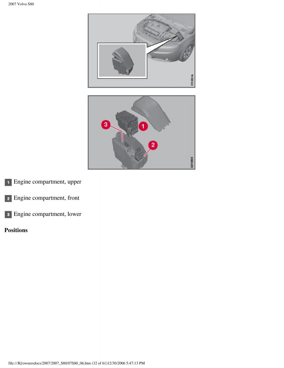 volvo S80 II 2 owners manual / page 267