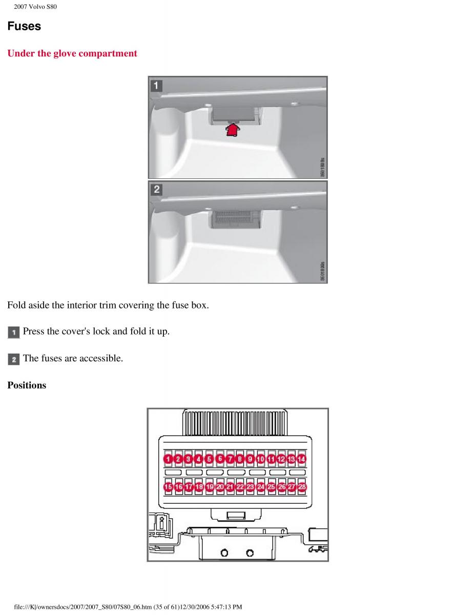 volvo S80 II 2 owners manual / page 270