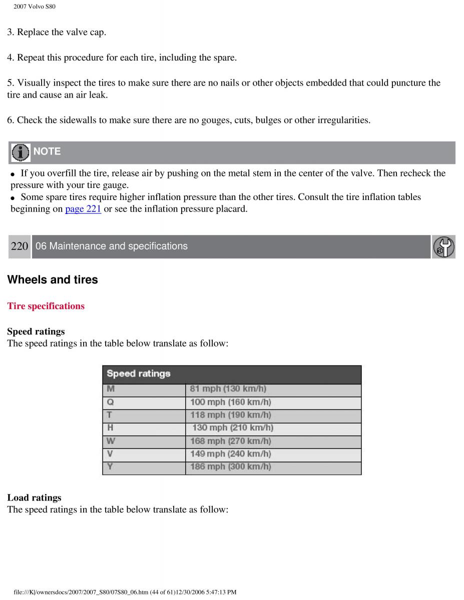 volvo S80 II 2 owners manual / page 279