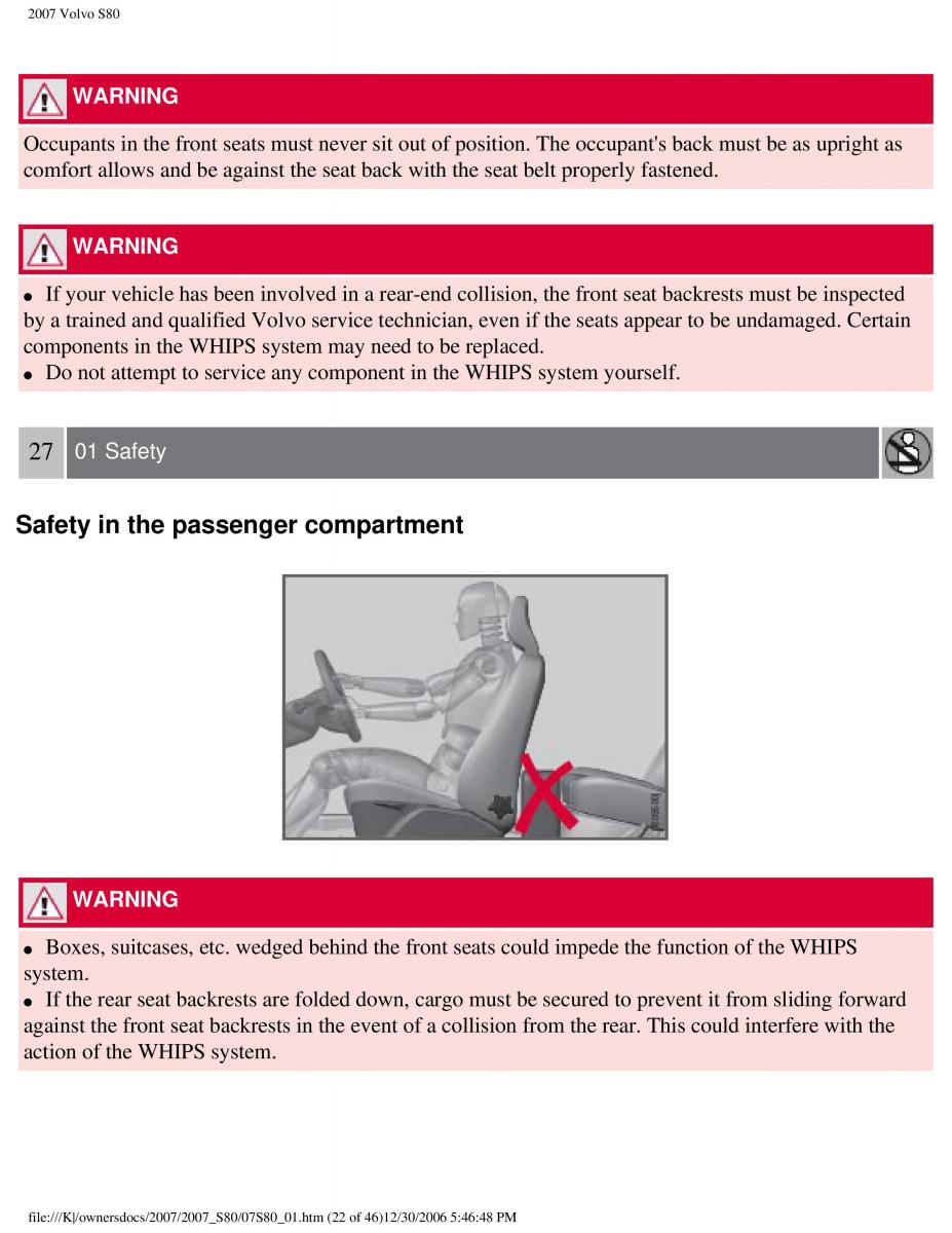 volvo S80 II 2 owners manual / page 28