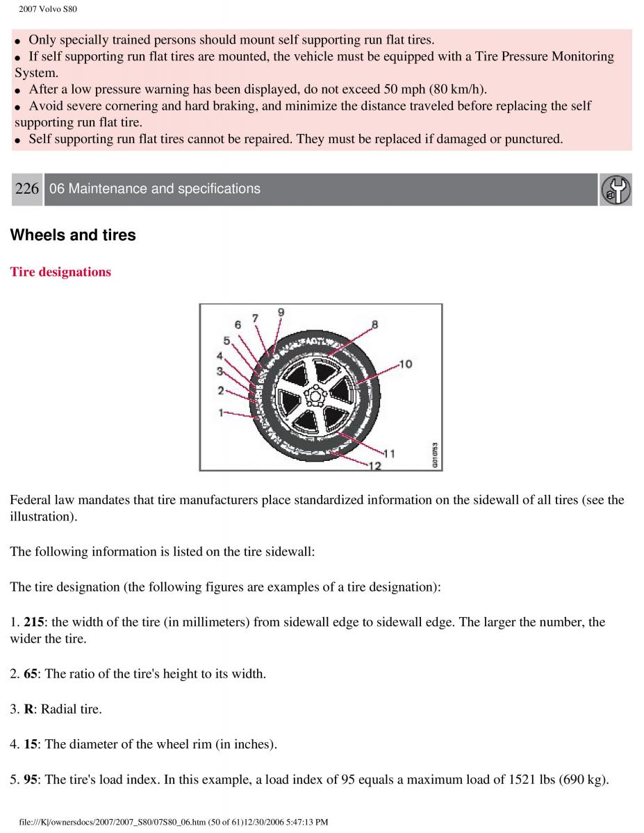 volvo S80 II 2 owners manual / page 285