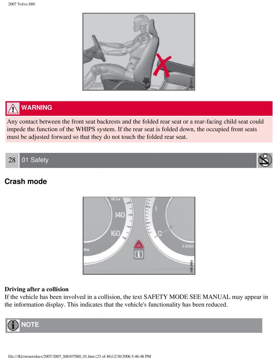 volvo S80 II 2 owners manual / page 29