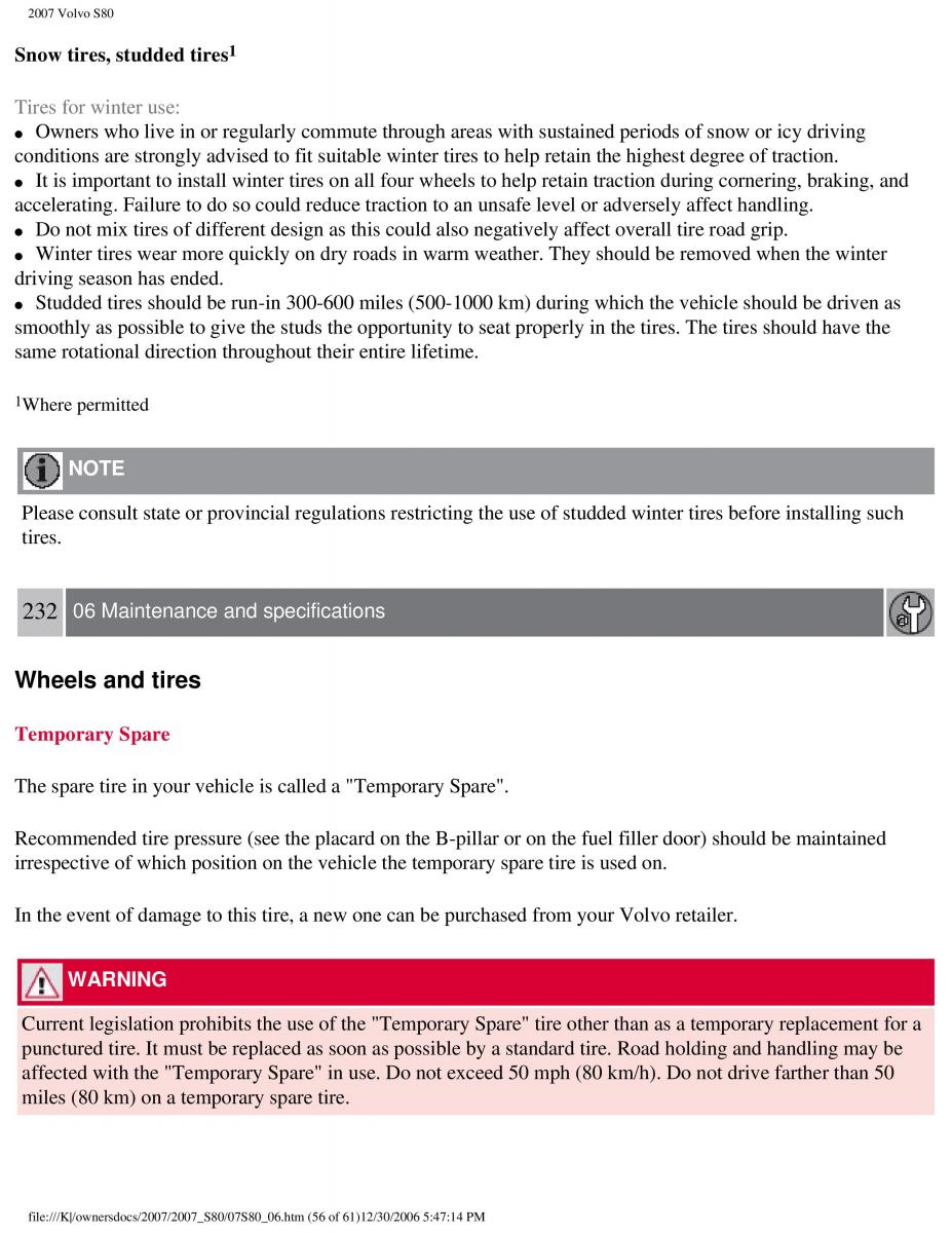 volvo S80 II 2 owners manual / page 291