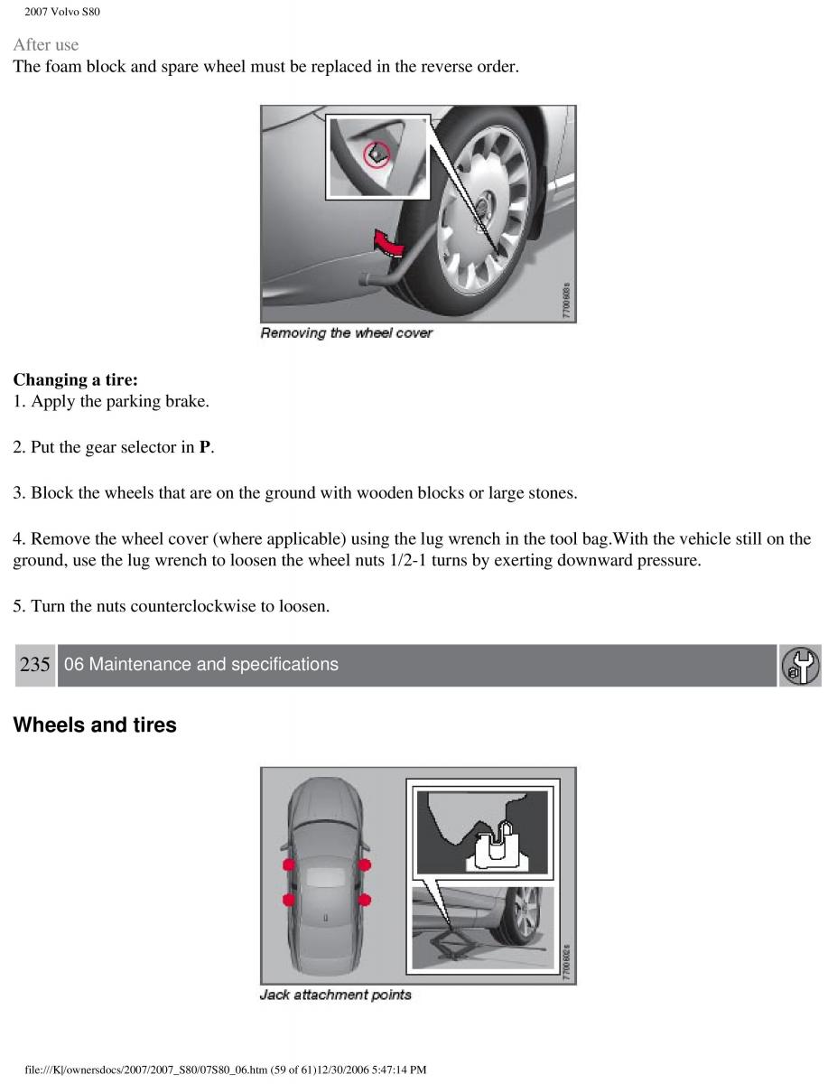 volvo S80 II 2 owners manual / page 294