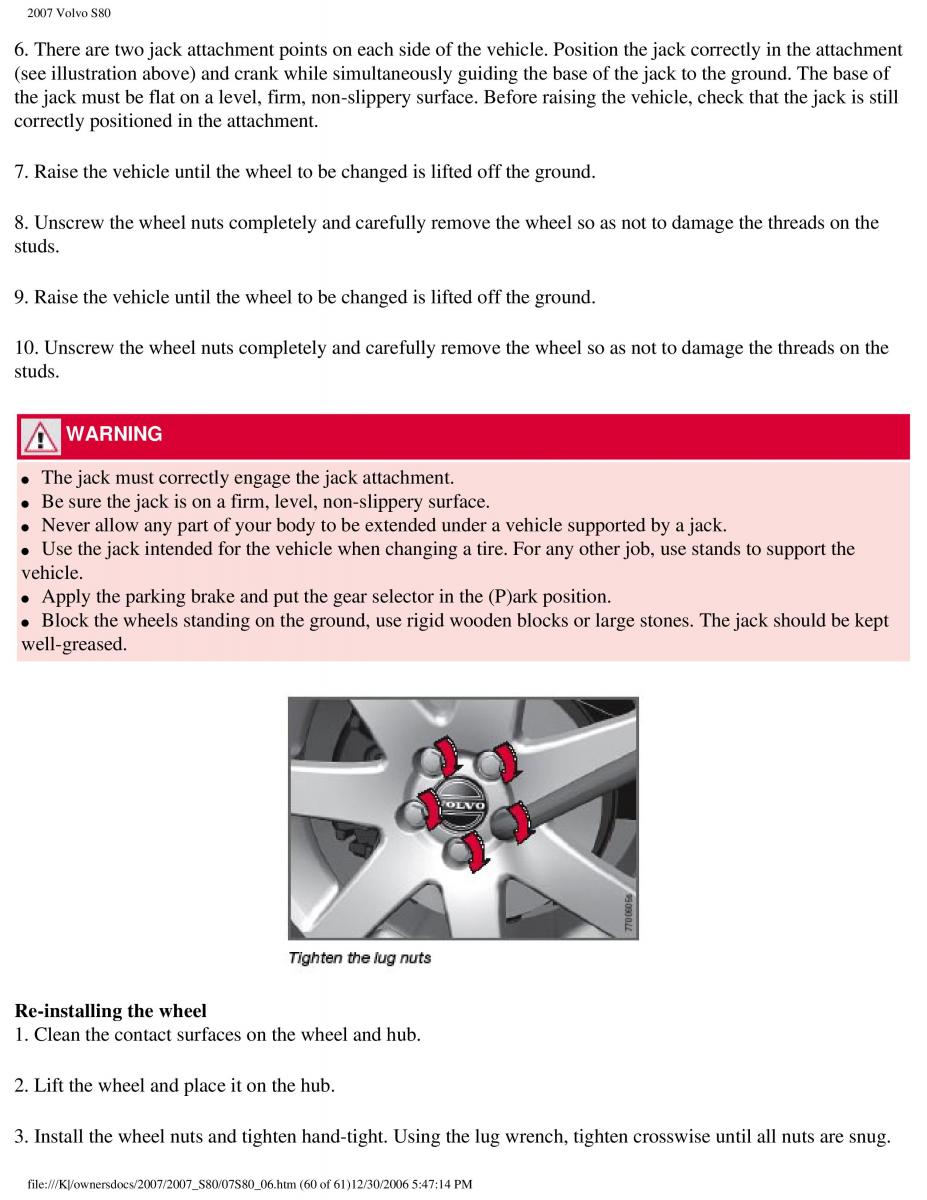 volvo S80 II 2 owners manual / page 295