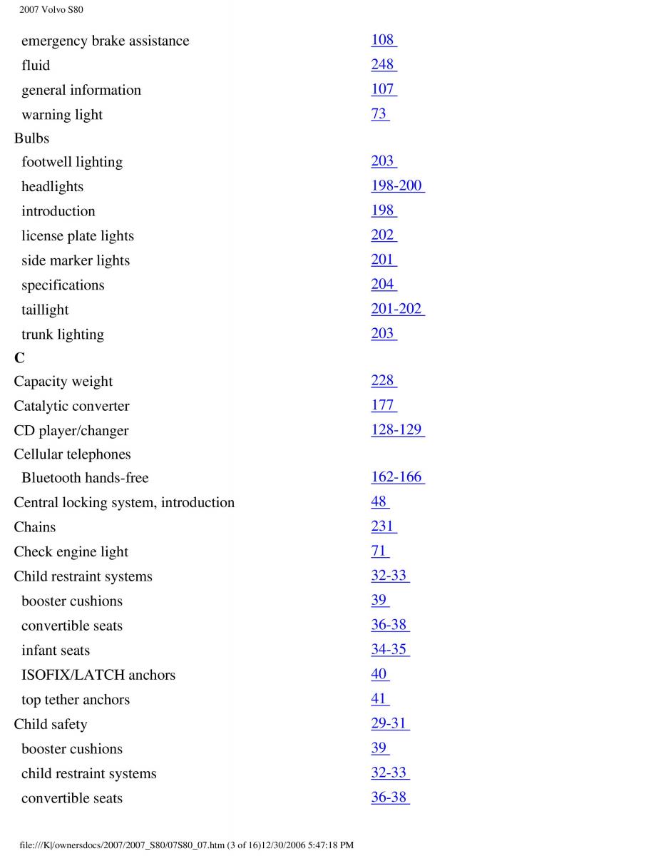 volvo S80 II 2 owners manual / page 313