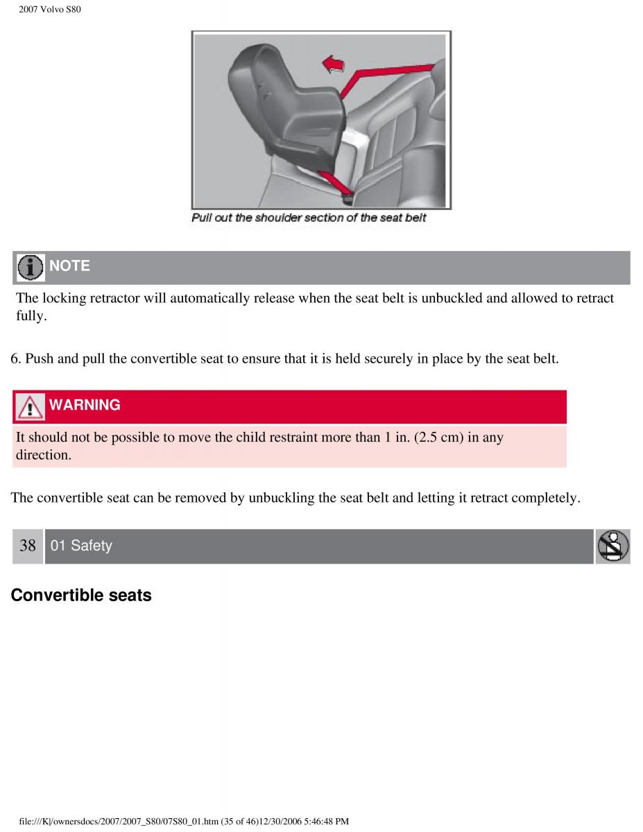 volvo S80 II 2 owners manual / page 41