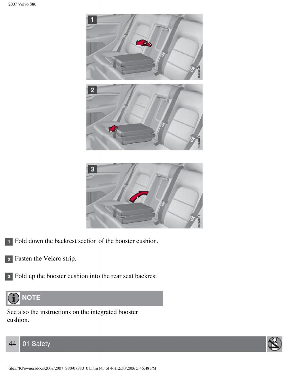 volvo S80 II 2 owners manual / page 49