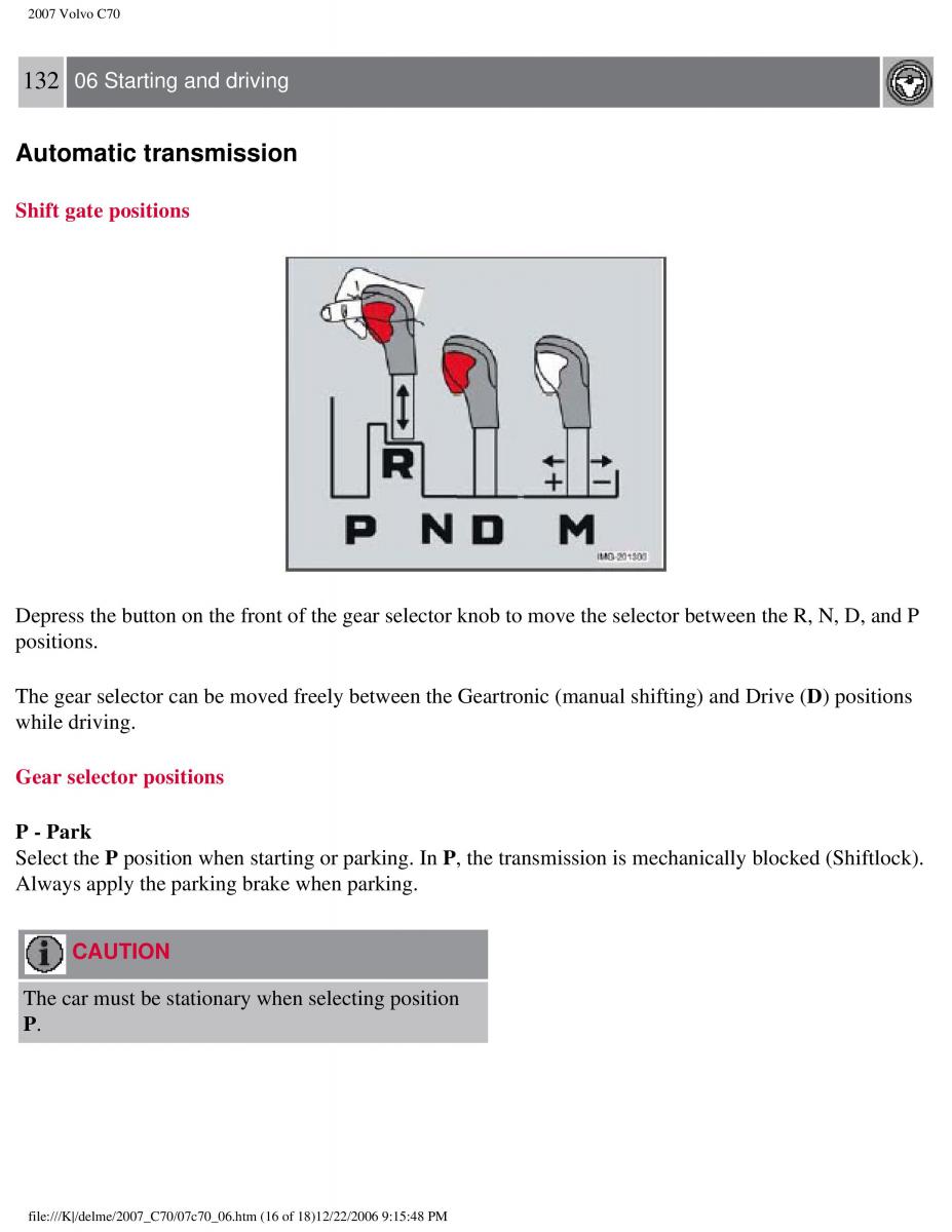 Volvo C70 M II 2 owners manual / page 157