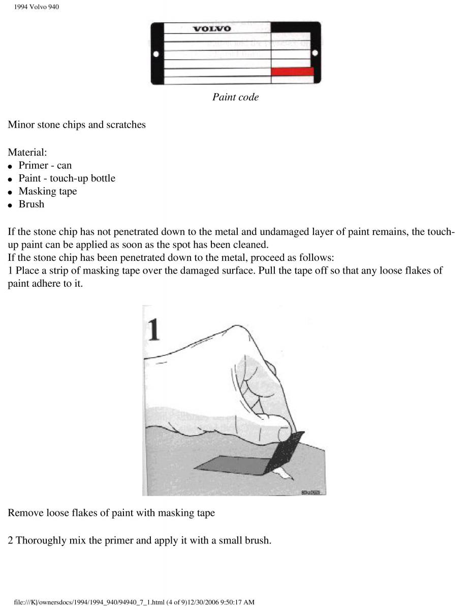 Volvo 940 owners manual / page 161