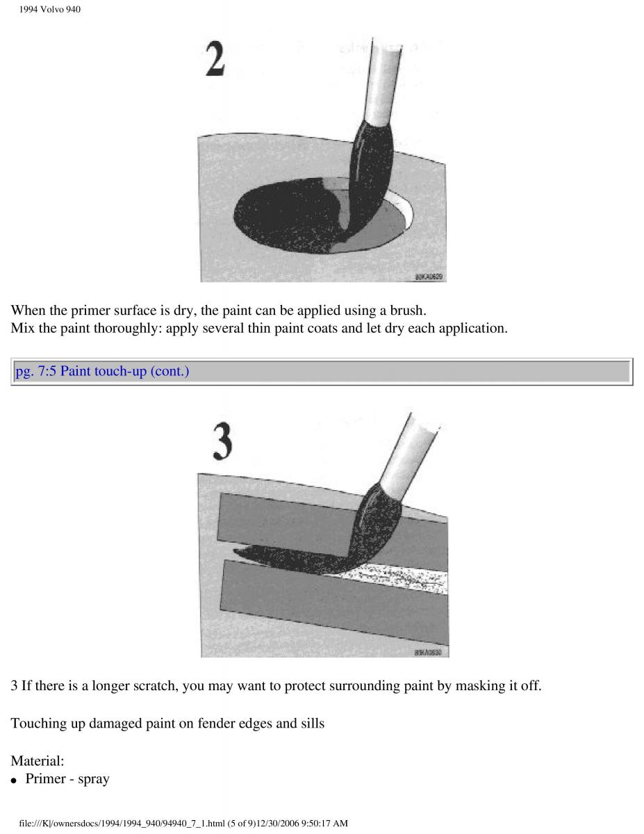 Volvo 940 owners manual / page 162