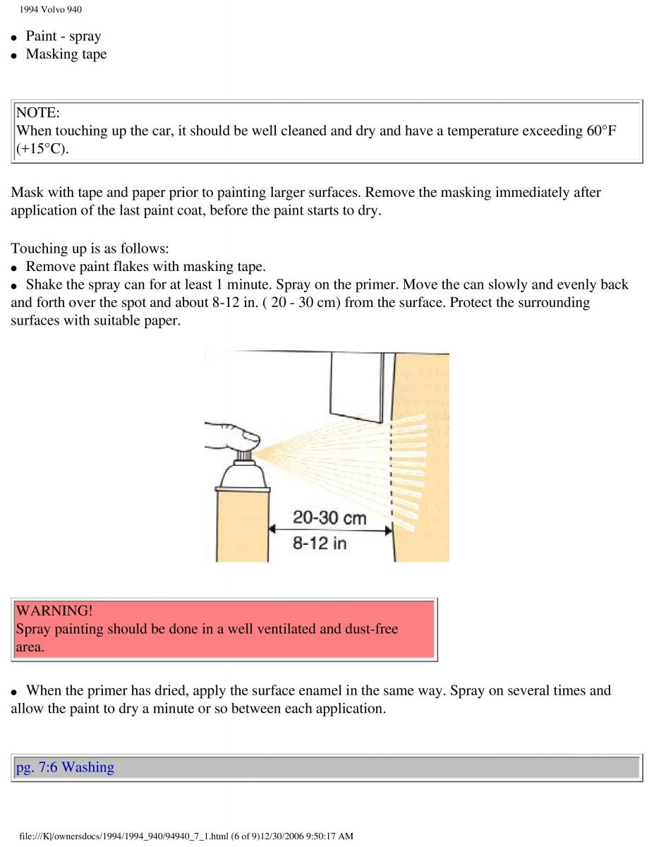 Volvo 940 owners manual / page 163