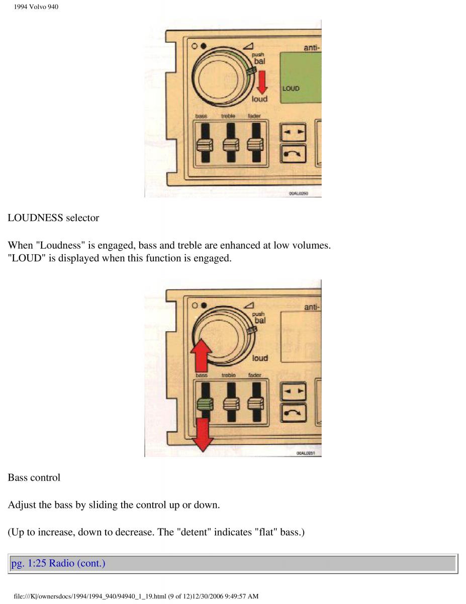 Volvo 940 owners manual / page 28