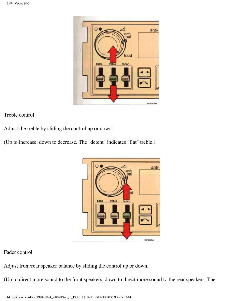 Volvo 940 owners manual / page 29