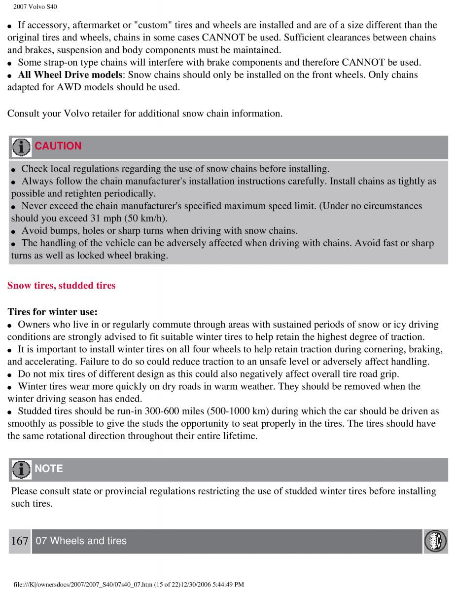 Volvo S40 II 2 owners manual / page 181