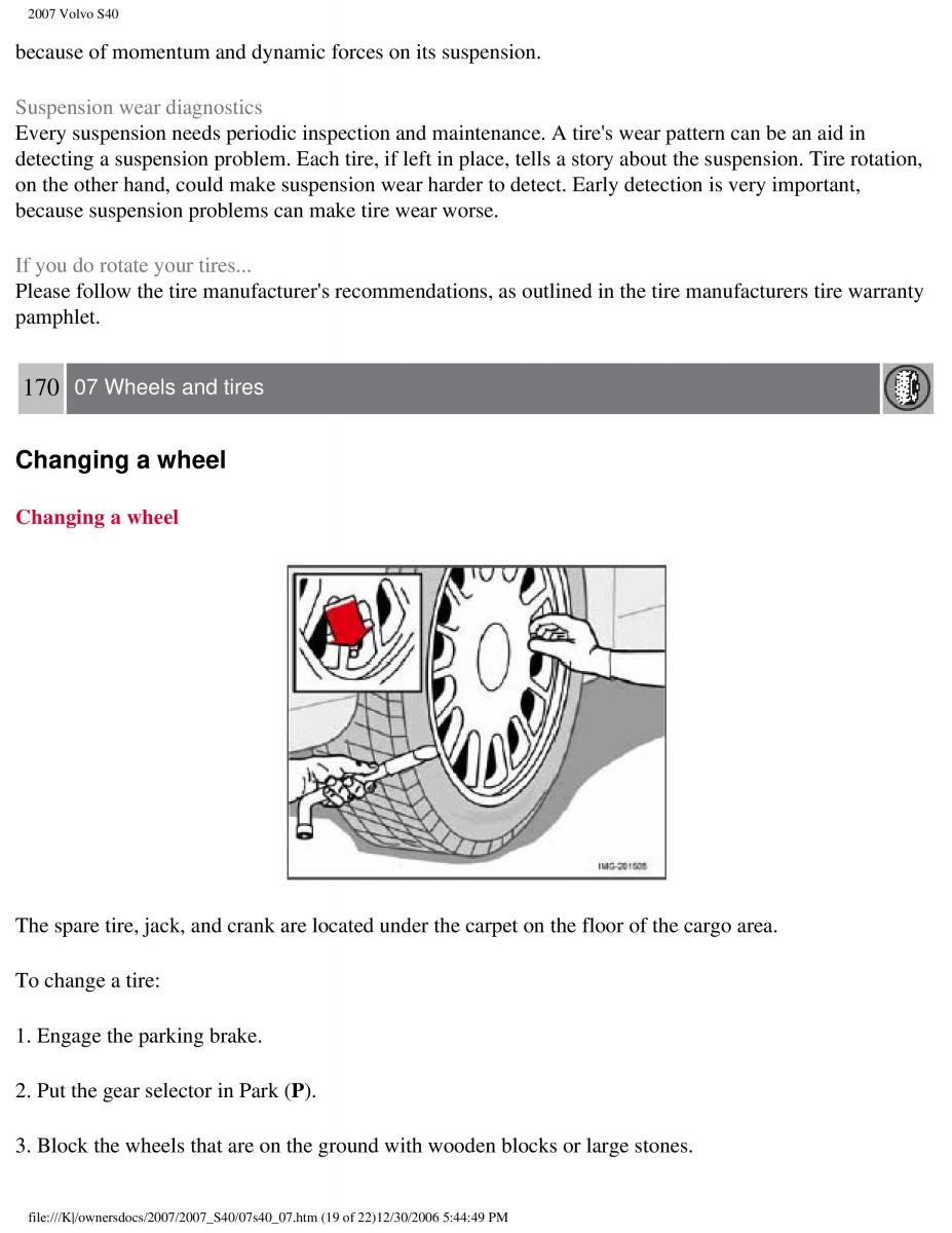 Volvo S40 II 2 owners manual / page 185