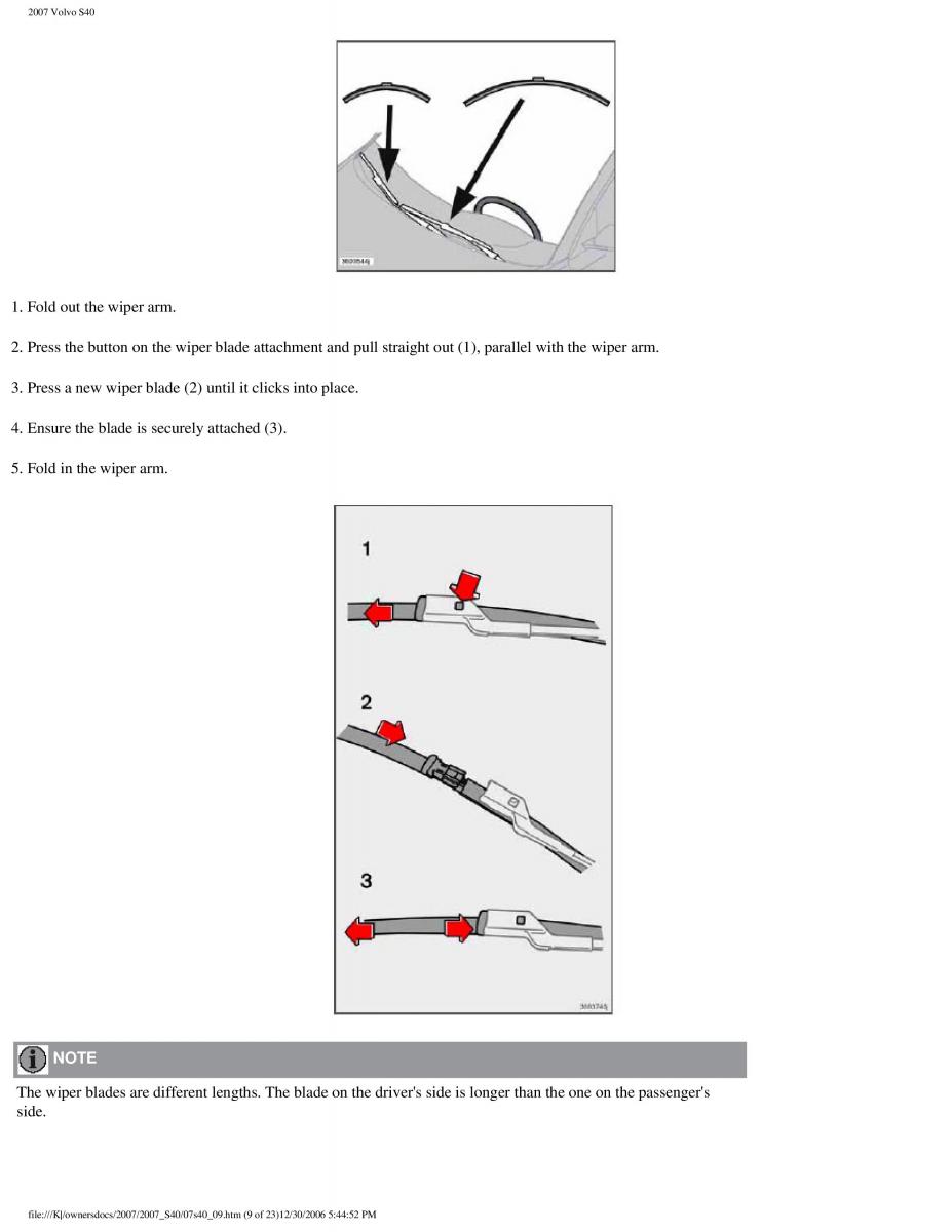 Volvo S40 II 2 owners manual / page 204