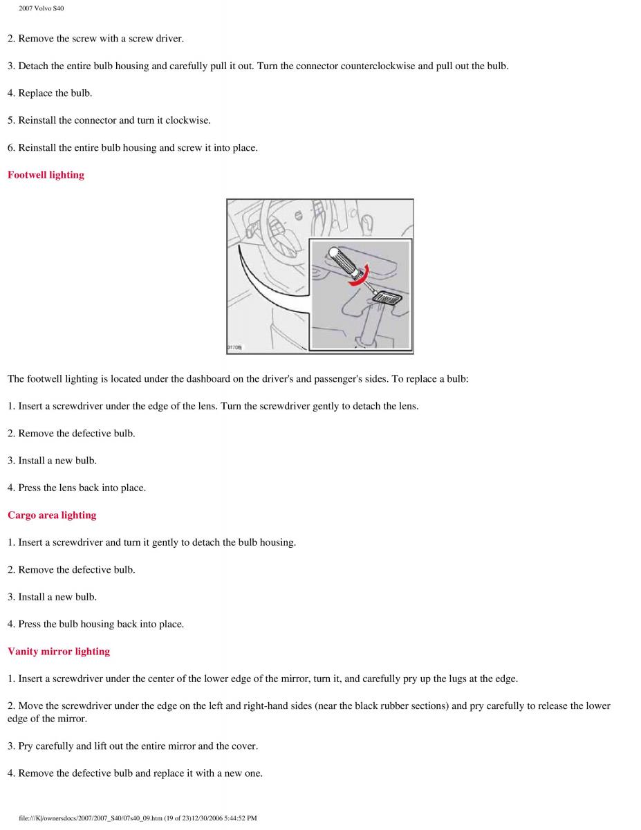 Volvo S40 II 2 owners manual / page 214