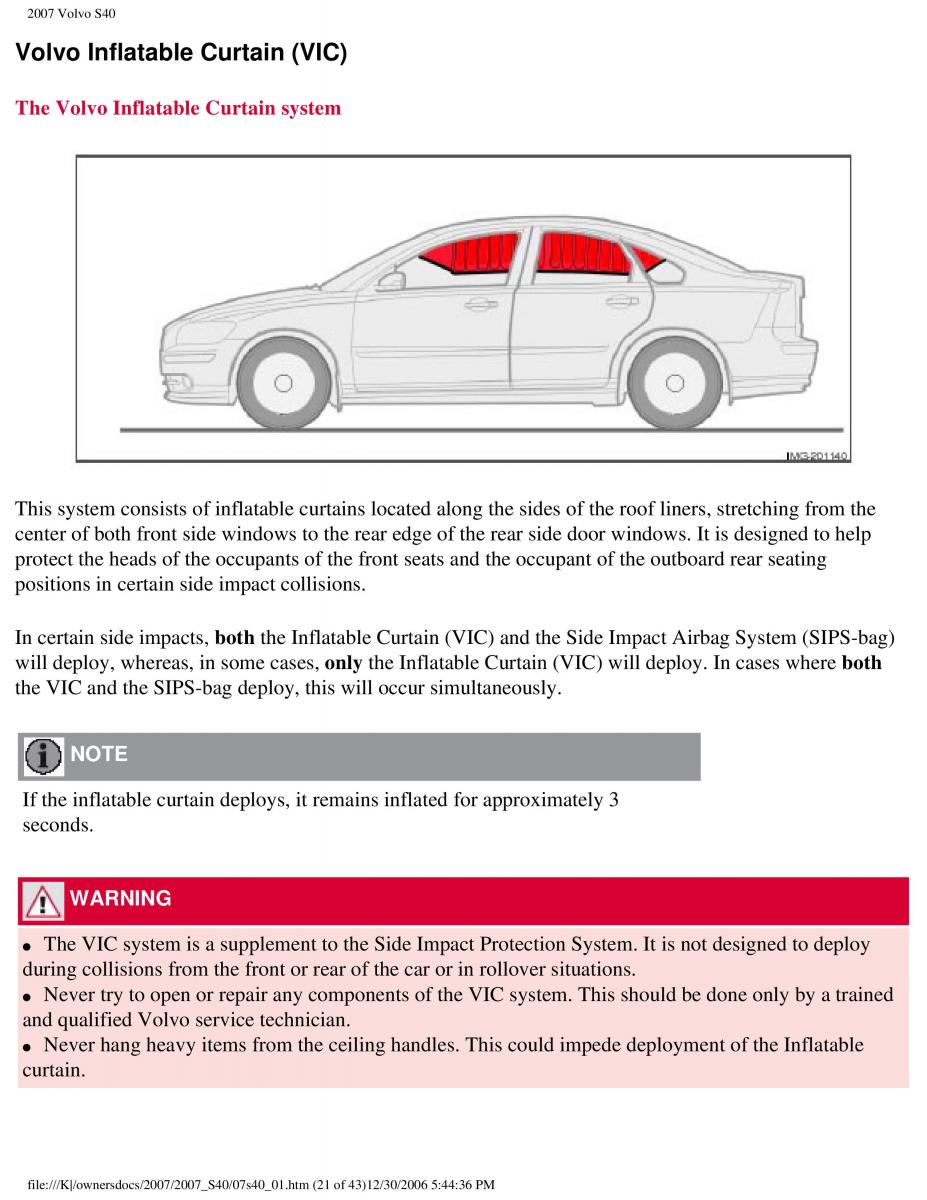 Volvo S40 II 2 owners manual / page 28