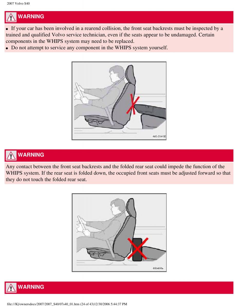 Volvo S40 II 2 owners manual / page 31