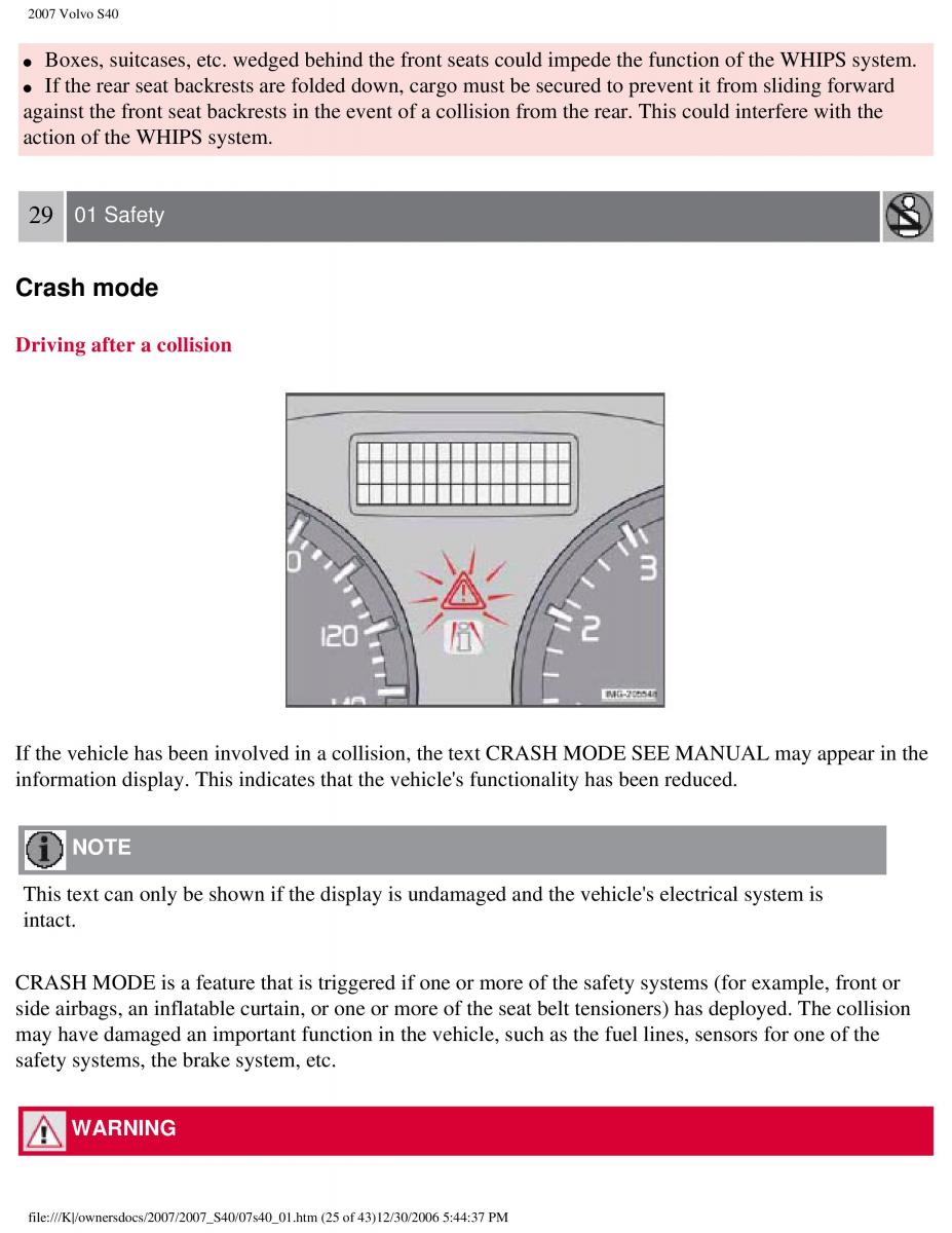 Volvo S40 II 2 owners manual / page 32