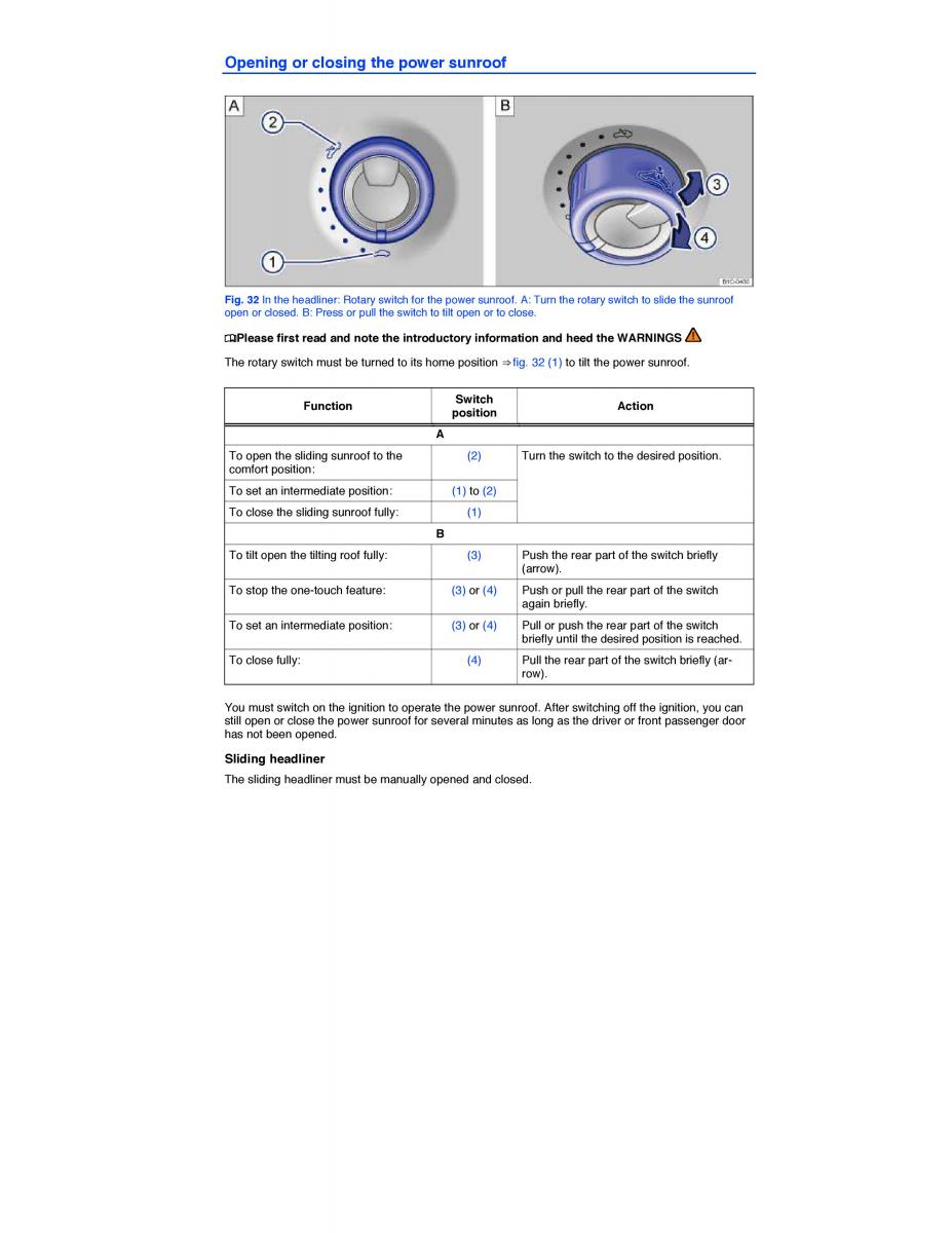 VW Beetle owners manual / page 65