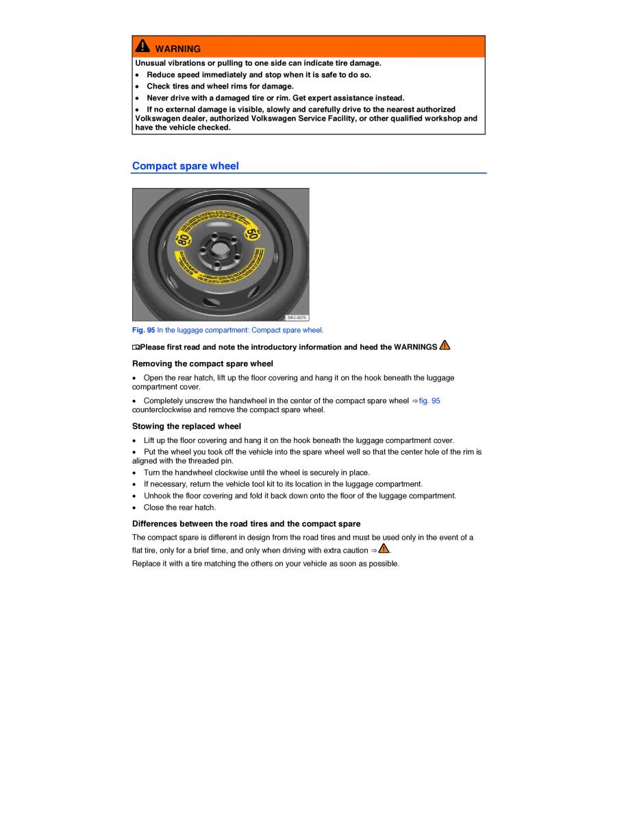 VW Beetle owners manual / page 154