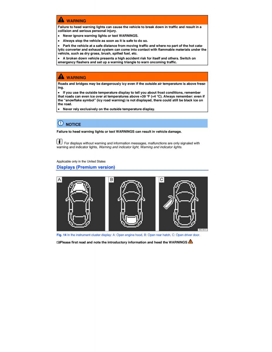 VW Beetle owners manual / page 18