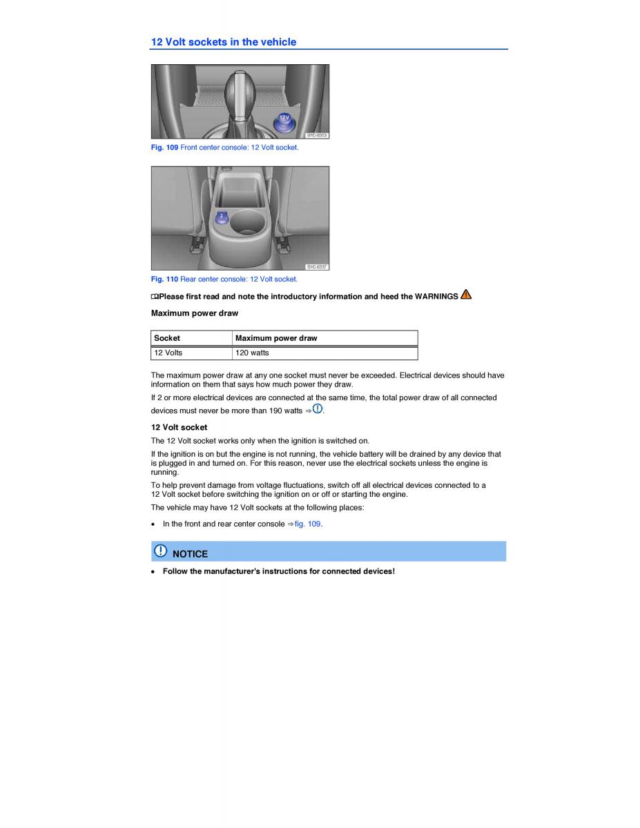 VW Beetle owners manual / page 183